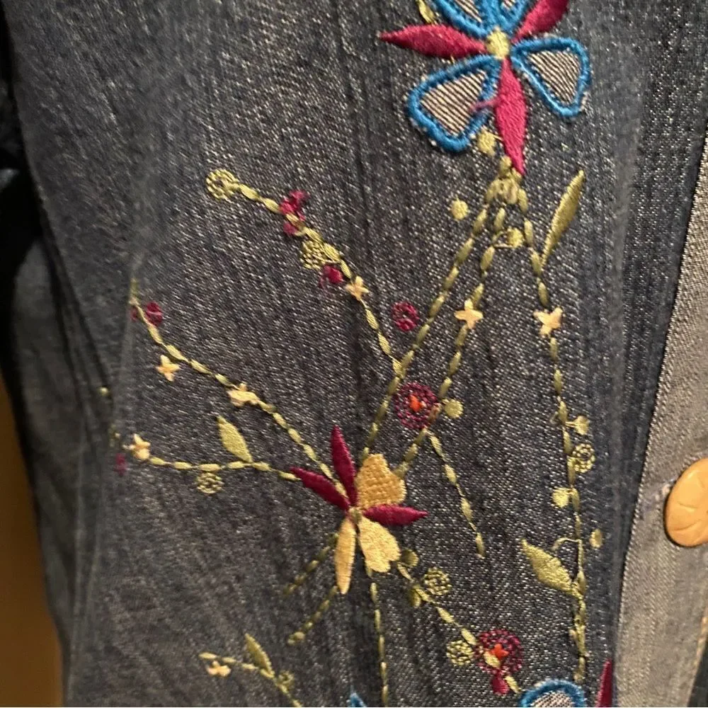 Coldwater Creek Jean Embroidered Jacket - Picture 6 of 14